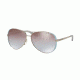 Michael Kors CHELSEA MK5004 Sunglasses 112494-59 - Periwinkle/silver Frame, Purple Silver Gradient Mirror Lenses