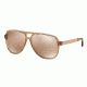 Michael Kors CLEMENTINE II MK6025 Sunglasses 3092R1-60 - Brown Transparent/rose Gold Frame, Rose Gold Flash Lenses