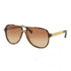 Michael Kors CLEMENTINE II MK6025 Sunglasses 310613-60 - Tortoise / Gold Frame, Brown Gradient Lenses