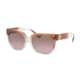 Michael Kors ENA MK2054 Single Vision Prescription Sunglasses MK2054-328614-55 - Lens Diameter 55 mm, Frame Color Brown/pink/crystal