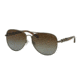 Michael Kors FIJI MK1003 Progressive Prescription Sunglasses MK1003-1002T5-58 - Lens Diameter 58 mm, Frame Color Gunmetal