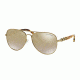 Michael Kors FIJI MK1003 Progressive Prescription Sunglasses MK1003-10046E-58 - Lens Diameter 58 mm, Frame Color Gold