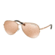 Michael Kors GRAMERCY MK1001 Progressive Prescription Sunglasses MK1001-1021R1-59 - Lens Diameter 59 mm, Frame Color Rose Gold
