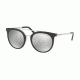 Michael Kors ILA MK2056 Single Vision Prescription Sunglasses MK2056-32716G-50 - Lens Diameter 50 mm, Frame Color Black