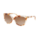 Michael Kors JAN MK2045 Single Vision Prescription Sunglasses, 55mm, Crysal Tortoise, MK2045-377613-55-SV