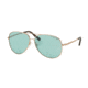 Michael Kors KENDALL I MK5016 Sunglasses 102665-60 - Rose Gold Frame, Teal Solid Lenses