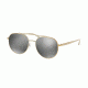 Michael Kors LON MK1021 Single Vision Prescription Sunglasses MK1021-11686G-53 - Lens Diameter 53 mm, Frame Color Gold Tone
