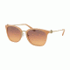 Michael Kors LUGANO MK2064 Prescription Sunglasses MK2064-3353H4-53 - Lens Diameter 53 mm, Frame Color Milky Amber