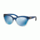 Michael Kors MITZI I MK6035 Single Vision Prescription Sunglasses MK6035-312255-53 - Lens Diameter 53 mm, Frame Color Blue Clear Gradient