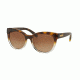 Michael Kors MITZI I MK6035 Single Vision Prescription Sunglasses MK6035-312513-53 - Lens Diameter 53 mm, Frame Color Tortoise Clear