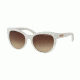 Michael Kors MITZI I MK6035 Single Vision Prescription Sunglasses MK6035-312613-53 - Lens Diameter 53 mm, Frame Color White Clear Gradient