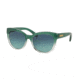 Michael Kors MITZI I MK6035 Single Vision Prescription Sunglasses MK6035-31494S-53 - Lens Diameter 53 mm, Frame Color Teal Gradient