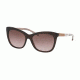 Michael Kors MK2020F Single Vision Prescription Sunglasses MK2020F-311714-56 - Lens Diameter 56 mm, Frame Color Dk Brown Pink Marble