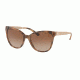 Michael Kors MK2058F Progressive Prescription Sunglasses, 55mm, Brown Marble, MK2058F-331113-55-PRO