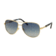Michael Kors SABINA III MK5014 Progressive Prescription Sunglasses MK5014-10244L-59 - Lens Diameter 59 mm, Frame Color Gold