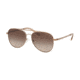Michael Kors SAN DIEGO MK1045 Prescription Sunglasses, 56mm, Shiny Mink Brown, MK1045-121313-56-SV