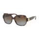 Michael Kors SUZ MK2055 Single Vision Prescription Sunglasses, 56mm, Dark Tortoise, MK2055-3285T5-56-SV