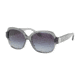 Michael Kors SUZ MK2055 Single Vision Prescription Sunglasses MK2055-329911-56 - Lens Diameter 56 mm, Frame Color Grey Transparent