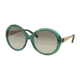 Michael Kors WILLA I MK2015B Single Vision Prescription Sunglasses MK2015B-309011-58 - Lens Diameter 58 mm, Frame Color Emerald/gold