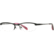 Michael Stars MS Daring SEMS DARI00 Eyeglass Frames - Black SEMS DARI005233 BK