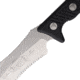 Microtech Arbiter Fixed Blade Knife, Stonewash Combo MT104-11
