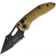 Microtech Auto Stitch Button Lock Tan, MCT1692TA