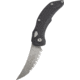 Microtech Brachial S/E Apocalyptic Full Serrate 3.25in Folding Knife, Black, 268A-12AP