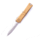 Microtech Combat Troodon D/E Gen III Stonewash Full Serrated 4in Automatic Folding Knife, OTF, Tan, 1142-12TA