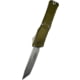 Microtech Combat Troodon T/E Gen III Standard 4in Folding Knife, Od Green Apocalyptic, 1144-10APOD
