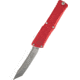 Microtech Combat Troodon T/E Gen III Standard 4in Folding Knife, Red Stonewash, 1144-10RD