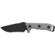 Microtech Currahee TE Fixed Blade Knife, Black Handle, Black Plain MT103-1BL