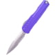 Microtech Cypher II D/E Part Serrate 3.55in Folding Knife, Purple Stonewash, 1242-11PU