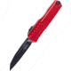 Microtech Cypher II S/E Black Standard 3.55in Folding Knife, Red, 1241-1RD