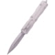 Microtech Dirac Delta D/E Apocalyptic Standard 3.75in Folding Knife, Natural Clear, 227-10APNC