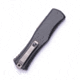 Microtech Hera II D/E Stonewash Full Serrated 4.01in Folding Knife, Black, 1702-12