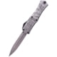 Microtech Hera II Mini D/E Signature Series Brushed Metal Standard 2.9in Folding Knife, Bats, 1702M-1BMHWBAS