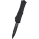 Microtech Hera II Mini D/E Tactical Standard 4.01in Folding Knife, Black, 1702M-1T