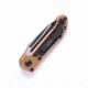 Microtech L.U.D.T. T/E Gen III Standard 3.5in Automatic Folding Knife, Automatic Folder, Tan, 1136-1TA