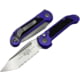 Microtech L.U.D.T. T/E Gen III Stonewash Full Serrated 3.5in Folding Knife, Purple, 1136-12PU