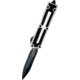 Microtech Scarab II Gen III D/E Black Standard 3.95in Folding Knife, Natural Clear, 1280-1NC