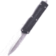Microtech Scarab II Gen III D/E Stonewash Part Serrate 3.95in Folding Knife, Black, 1280-11