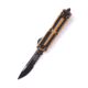 Microtech Scarab II Gen III S/E Part Serrate 3.95in Automatic Folding Knife, Double-Action OTF, Tan/Black, 1278-2TA