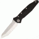 Microtech SOCOM Delta TE Folding Knife, Black Handle, Stonewash Serrated MT163-12