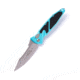 Microtech Socom Elite Auto S/E Stonewash Standard 4.05in Automatic Folding Knife, Automatic Folder, Turquoise, 160A-10TQ