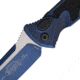 Microtech Socom Elite S/E Auto Standard Weather 4.05in Automatic Folding Knife, Blue/Black, 160A-1WBL