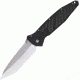 Microtech SOCOM Elite T/E Folding Knife, 4.05in, M390 Steel, Stonewashed, Tanto Blade, Plain Edge, Aluminum, Black Handle, 161-10