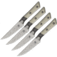 Microtech Steak Knife Set Ivory G10, MCT3600B12SETIV