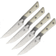 Microtech Steak Knife Set Ivory, MCT3600B10SETIV