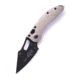 Microtech Stitch S/E Automatic Folding Knife, 3.75in, Automatic Folder, Natural Clear, 169-1NC