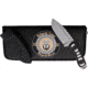 Midgards-Messer Bombur Fixed Blade Knife, 7.88in Overall, 3.75in S35VN Stainless Drop Point Blade, Black/White G10 Handle, 3-D Printed Sheath, BOMBUR-FIXED
